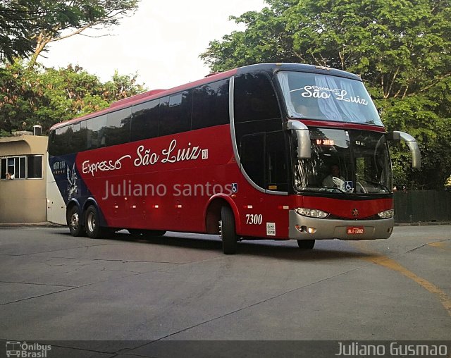 Expresso São Luiz 7300 na cidade de São Paulo, São Paulo, Brasil, por Juliano Gusmao. Número da foto: #5059080.