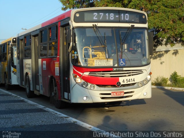 Allibus Transportes 4 5414 na cidade de São Paulo, São Paulo, Brasil, por David Roberto Silva Dos Santos. Número da foto: #5059541.
