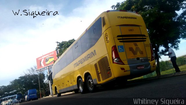 Viação Itapemirim 60821 na cidade de Vitória, Espírito Santo, Brasil, por Whitiney Siqueira. Número da foto: #5058708.