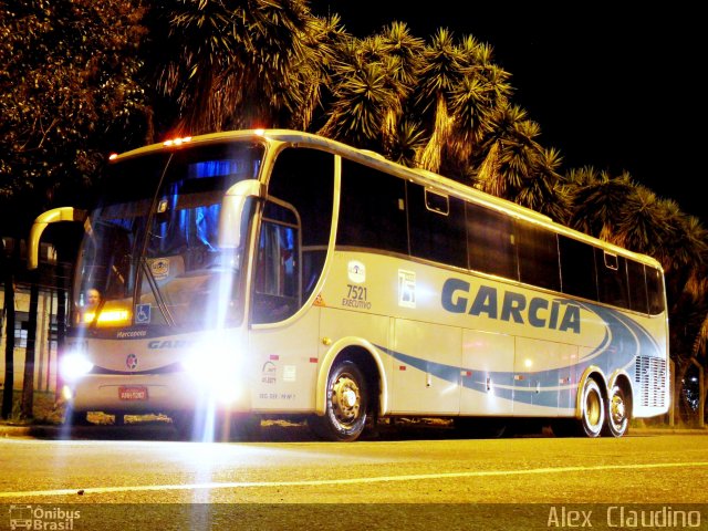 Viação Garcia 7521 na cidade de Curitiba, Paraná, Brasil, por Alex  Claudino. ID da foto: 5059153.