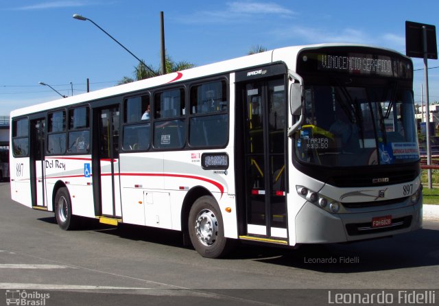 Del Rey Transportes 897 na cidade de Carapicuíba, São Paulo, Brasil, por Leonardo Fidelli. Número da foto: #5059037.