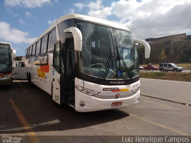 Saritur - Santa Rita Transporte Urbano e Rodoviário 24330 na cidade de Belo Horizonte, Minas Gerais, Brasil, por Luiz Henrique Campos. Número da foto: #5058413.