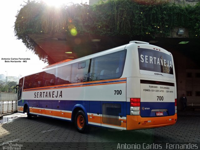 Viação Sertaneja 700 na cidade de Belo Horizonte, Minas Gerais, Brasil, por Antonio Carlos Fernandes. ID da foto: 5058734.