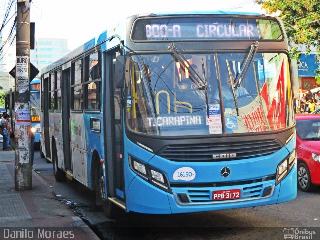 Expresso Santa Paula 16150 na cidade de Serra, Espírito Santo, Brasil, por Danilo Moraes. ID da foto: 5061569.