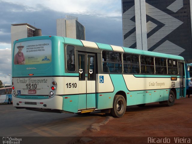 UTB - União Transporte Brasília 1510 na cidade de Brasília, Distrito Federal, Brasil, por Ricardo Vieira. ID da foto: 5060919.