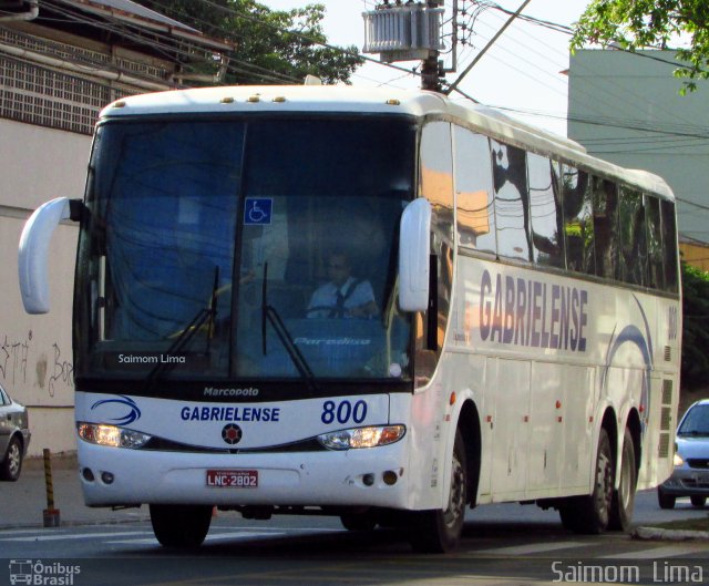 Viação Gabrielense 800 na cidade de Vila Velha, Espírito Santo, Brasil, por Saimom  Lima. ID da foto: 5061952.