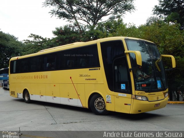 Viação Itapemirim 45803 na cidade de São Paulo, São Paulo, Brasil, por André Luiz Gomes de Souza. Número da foto: #5063727.