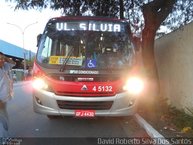 Allibus Transportes 4 5132 na cidade de São Paulo, São Paulo, Brasil, por David Roberto Silva Dos Santos. Número da foto: #5063743.