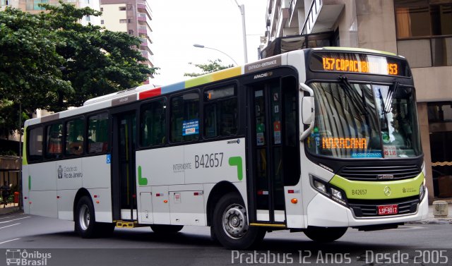 Viação Acari B42657 na cidade de Rio de Janeiro, Rio de Janeiro, Brasil, por Cristiano Soares da Silva. ID da foto: 5063249.