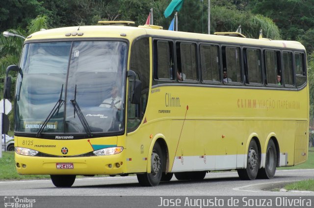 Viação Itapemirim 8125 na cidade de Barra do Piraí, Rio de Janeiro, Brasil, por José Augusto de Souza Oliveira. ID da foto: 5063796.