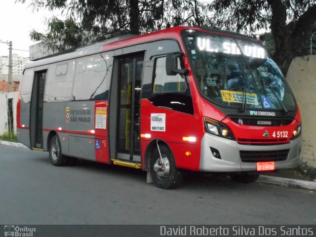 Allibus Transportes 4 5132 na cidade de São Paulo, São Paulo, Brasil, por David Roberto Silva Dos Santos. Número da foto: #5063862.