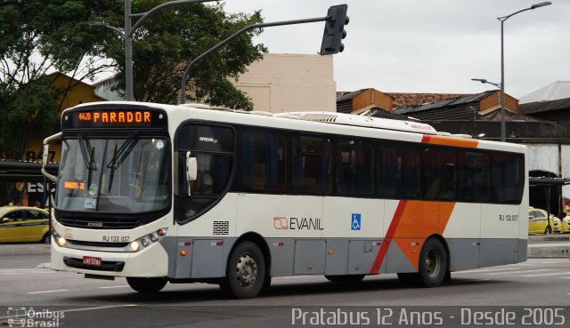 Evanil Transportes e Turismo RJ 132.037 na cidade de Rio de Janeiro, Rio de Janeiro, Brasil, por Cristiano Soares da Silva. ID da foto: 5022453.