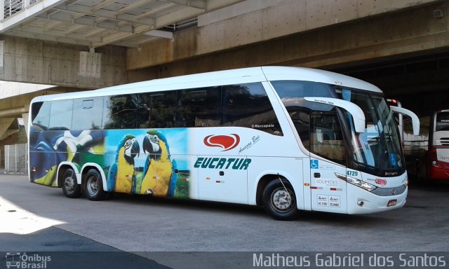 Eucatur - Empresa União Cascavel de Transportes e Turismo 4729 na cidade de Campinas, São Paulo, Brasil, por Matheus Gabriel dos Santos. ID da foto: 5023689.