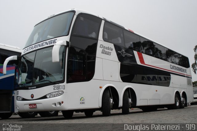 Auto Viação Catarinense 2800 na cidade de Curitiba, Paraná, Brasil, por Douglas Paternezi. Número da foto: #5022734.