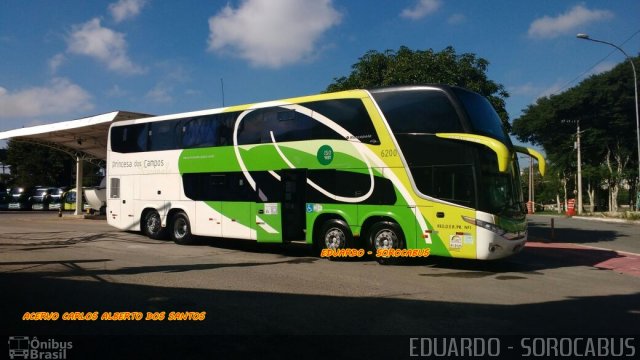 Expresso Princesa dos Campos 6200 na cidade de São Paulo, São Paulo, Brasil, por EDUARDO - SOROCABUS. Número da foto: #5023442.