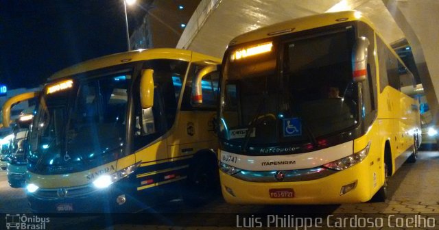 Viação Itapemirim 60741 na cidade de Belo Horizonte, Minas Gerais, Brasil, por Luis Philippe Cardoso Coelho. Número da foto: #5022180.