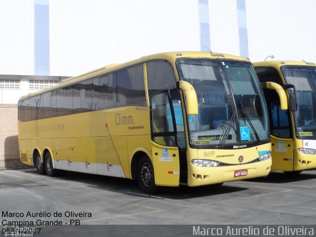 Viação Itapemirim 8619 na cidade de Campina Grande, Paraíba, Brasil, por Marco Aurélio de Oliveira. ID da foto: 5024343.