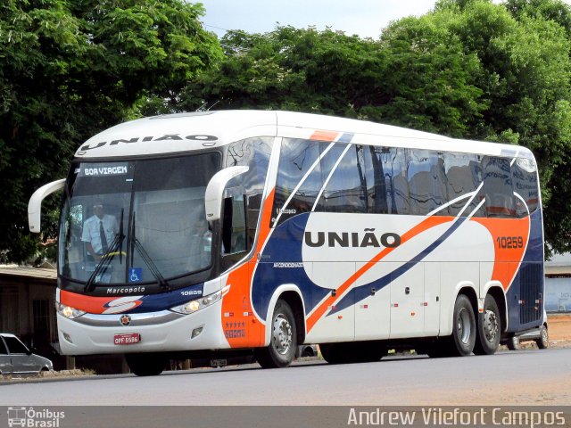 Expresso União 10259 na cidade de Pirapora, Minas Gerais, Brasil, por Andrew Campos. Número da foto: #5023951.