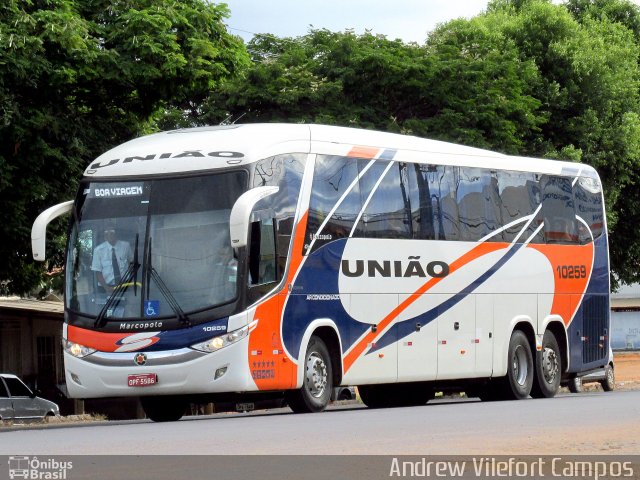 Expresso União 10259 na cidade de Pirapora, Minas Gerais, Brasil, por Andrew Campos. ID da foto: 5023951.