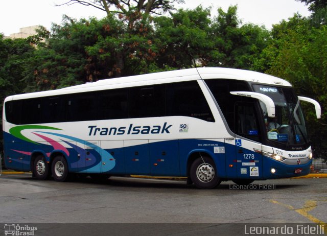 Trans Isaak Turismo 1278 na cidade de São Paulo, São Paulo, Brasil, por Leonardo Fidelli. ID da foto: 5023683.