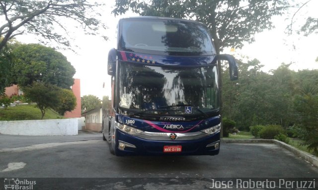 Nova América Turismo 1500 na cidade de São Paulo, São Paulo, Brasil, por Guilherme Esteves Peruzzi. Número da foto: #5022939.