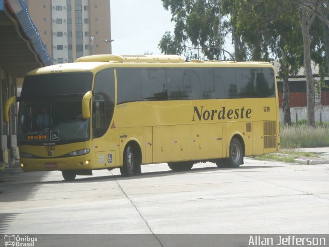 Viação Nordeste 1280 na cidade de Natal, Rio Grande do Norte, Brasil, por Allan Jefferson. Número da foto: #5024086.