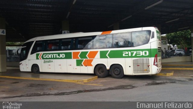 Empresa Gontijo de Transportes 21730 na cidade de Patrocínio, Minas Gerais, Brasil, por Emanuel Vitor Felizardo. Número da foto: #5022302.
