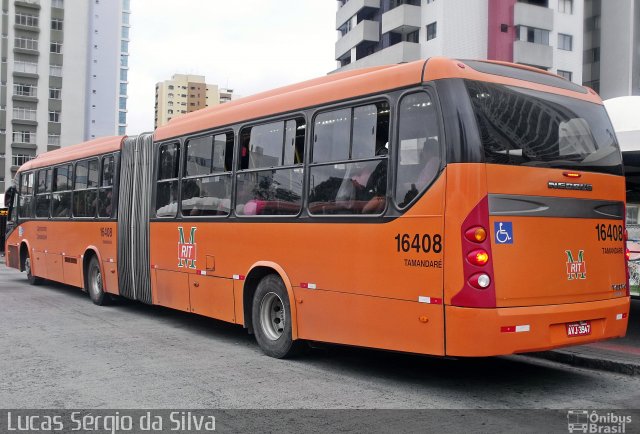 Viação Tamandaré 16408 na cidade de Curitiba, Paraná, Brasil, por Lucas Sérgio da Silva. ID da foto: 5065963.