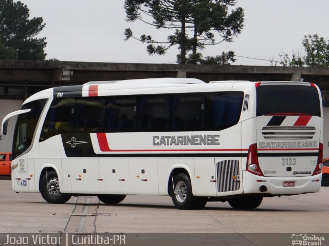 Auto Viação Catarinense 3133 na cidade de Curitiba, Paraná, Brasil, por João Victor. ID da foto: 5065147.