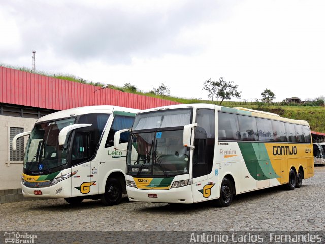 Empresa Gontijo de Transportes 12240 na cidade de João Monlevade, Minas Gerais, Brasil, por Antonio Carlos Fernandes. ID da foto: 5065161.