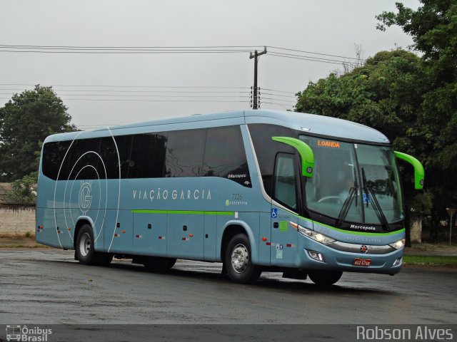 Viação Garcia 7226 na cidade de Paranavaí, Paraná, Brasil, por Robson Alves. ID da foto: 5065766.