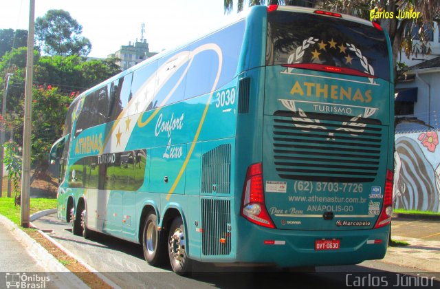 Athenas Turismo 3030 na cidade de Goiânia, Goiás, Brasil, por Carlos Júnior. ID da foto: 5068686.