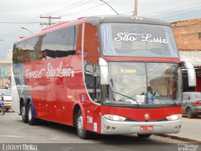 Expresso São Luiz 7300 na cidade de Goiânia, Goiás, Brasil, por Edden Brito. Número da foto: #5066929.