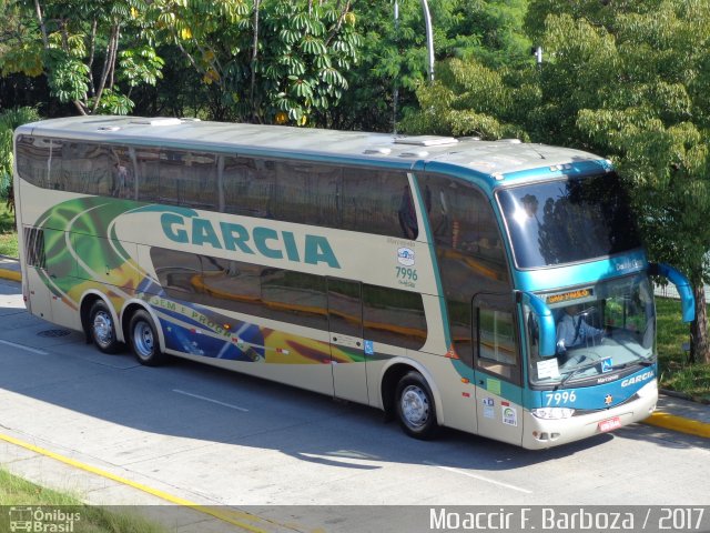 Viação Garcia 7996 na cidade de São Paulo, São Paulo, Brasil, por Moaccir  Francisco Barboza. Número da foto: #5068570.