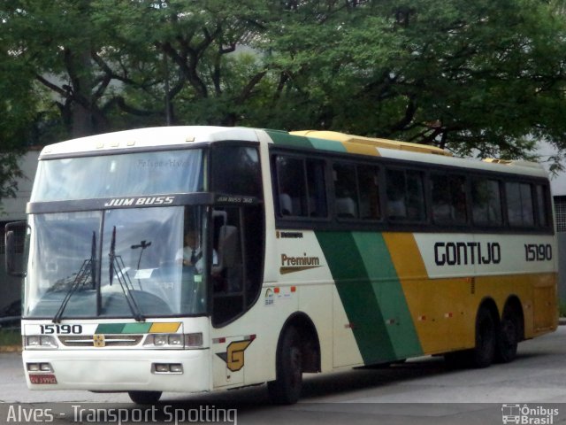 Empresa Gontijo de Transportes 15190 na cidade de São Paulo, São Paulo, Brasil, por Felipe Alves. ID da foto: 5069533.