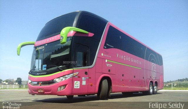 Viação Garcia 7269 na cidade de Cornélio Procópio, Paraná, Brasil, por Felipe Seidy . Número da foto: #5070078.