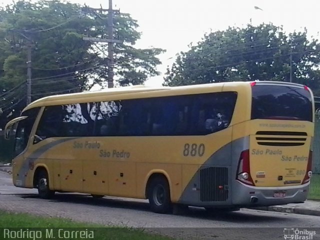 Viação São Paulo São Pedro 880 na cidade de São Paulo, São Paulo, Brasil, por Jonathan  Aguiar Correa. Número da foto: #5072191.