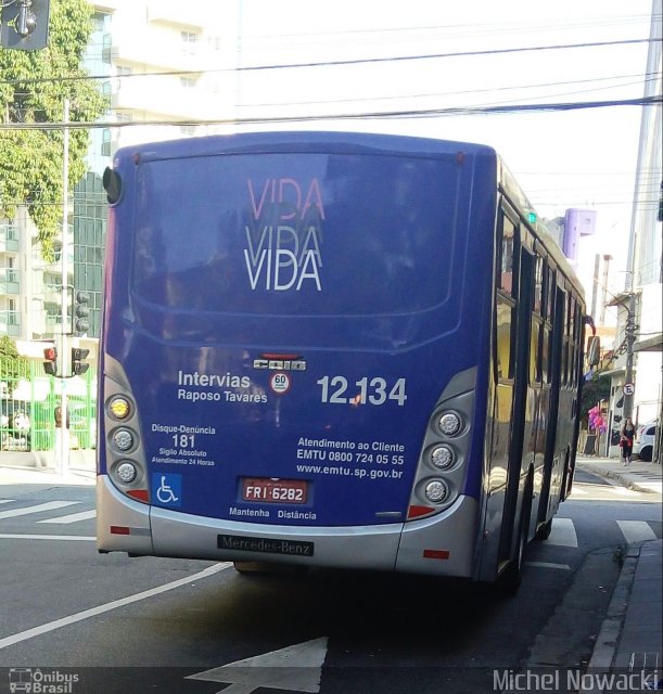 Auto Viação Bragança Metropolitana > Viação Raposo Tavares 12.134 na cidade de São Paulo, São Paulo, Brasil, por Michel Nowacki. Número da foto: #5072908.