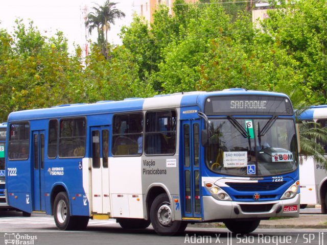 Viação Piracicabana São Roque 7222 na cidade de São Roque, São Paulo, Brasil, por Adam Xavier Rodrigues Lima. ID da foto: 5074609.