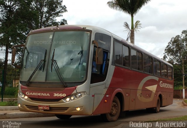 Expresso Gardenia 3660 na cidade de Congonhas, Minas Gerais, Brasil, por Rodrigo  Aparecido. Número da foto: #5075540.