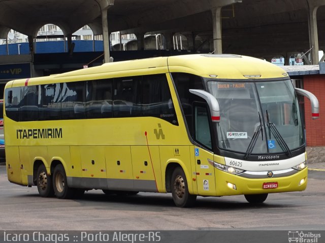 Viação Itapemirim 60625 na cidade de Porto Alegre, Rio Grande do Sul, Brasil, por Ícaro Chagas. Número da foto: #5074973.