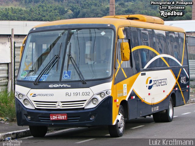 Viação Progresso RJ 191.032 na cidade de Juiz de Fora, Minas Gerais, Brasil, por Luiz Krolman. ID da foto: 5075085.