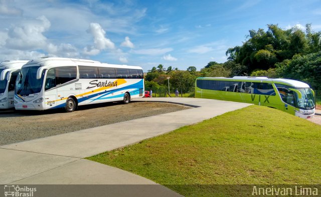 Empresas de Transportes Santana e São Paulo 2510 na cidade de Camaçari, Bahia, Brasil, por Aneivan Lima. Número da foto: #5074758.