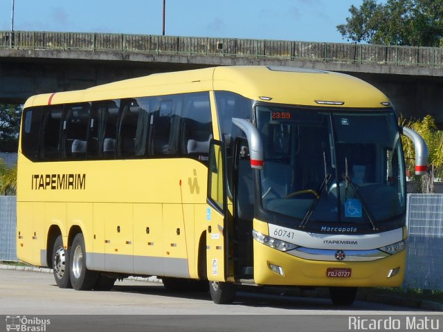 Viação Itapemirim 60741 na cidade de Curitiba, Paraná, Brasil, por Ricardo Matu. Número da foto: #5074719.