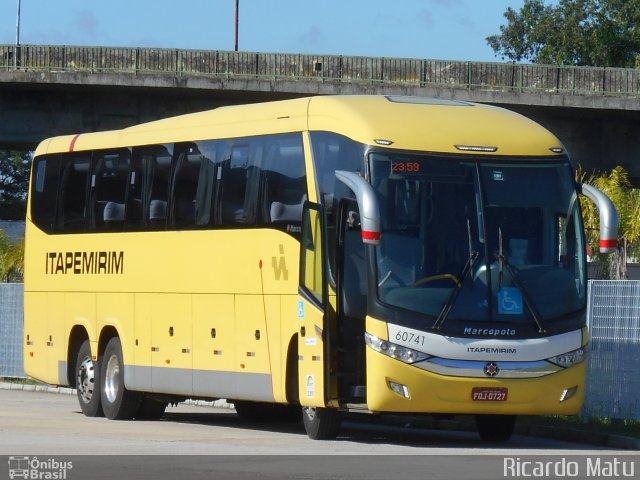 Viação Itapemirim 60741 na cidade de Curitiba, Paraná, Brasil, por Ricardo Matu. ID da foto: 5074719.