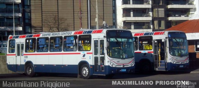 CUTCSA - Companhia Uruguaia de Transporte Coletivo 339 y 120 na cidade de , por Maximiliano Priggione  Maximilianopriggione. ID da foto: 5074748.