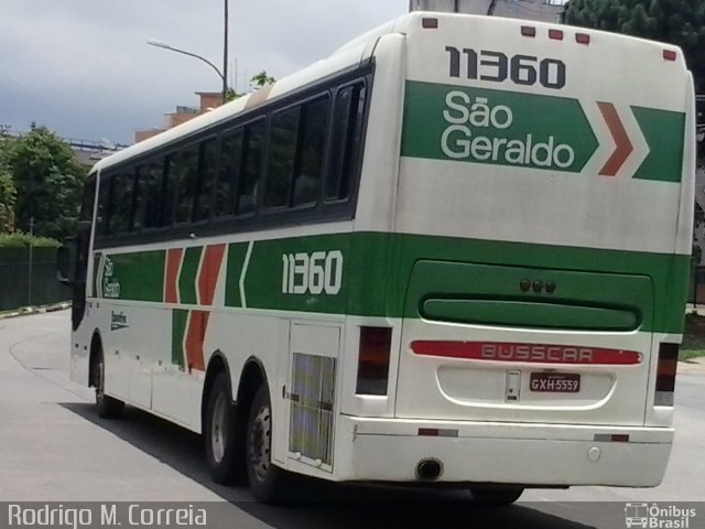 Cia. São Geraldo de Viação 11360 na cidade de São Paulo, São Paulo, Brasil, por Jonathan  Aguiar Correa. Número da foto: #5078376.