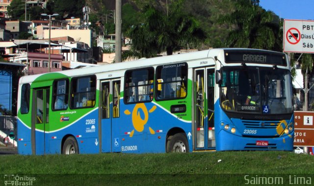 Viação Grande Vitória 23065 na cidade de Vitória, Espírito Santo, Brasil, por Saimom  Lima. ID da foto: 5077968.