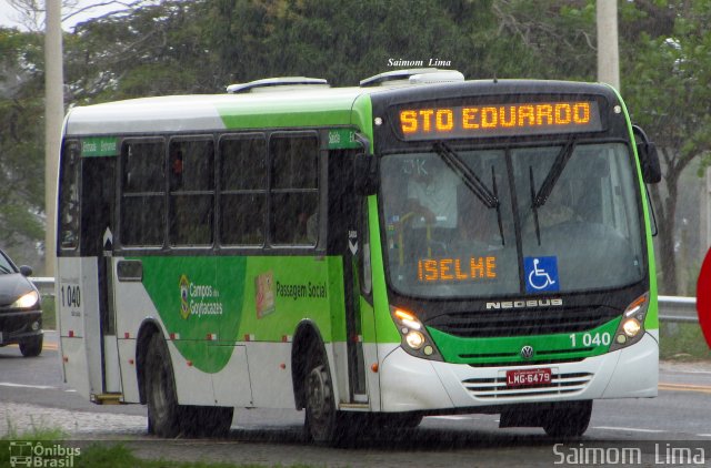 Auto Viação São João 1 040 na cidade de Campos dos Goytacazes, Rio de Janeiro, Brasil, por Saimom  Lima. Número da foto: #5077996.