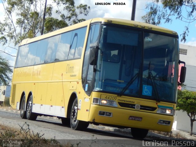 Viação Itapemirim 44209 na cidade de Caruaru, Pernambuco, Brasil, por Lenilson da Silva Pessoa. ID da foto: 5076429.